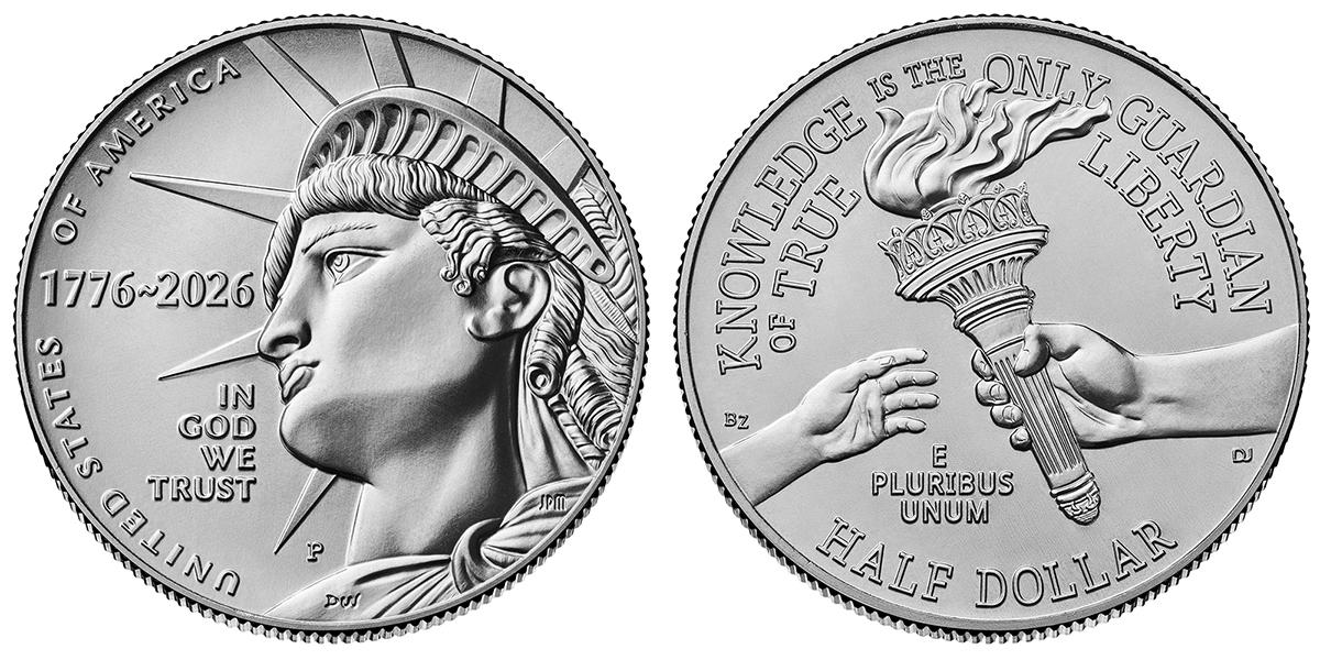 2026-P Liberty Half Dollar Semiquincentennial GEM BU