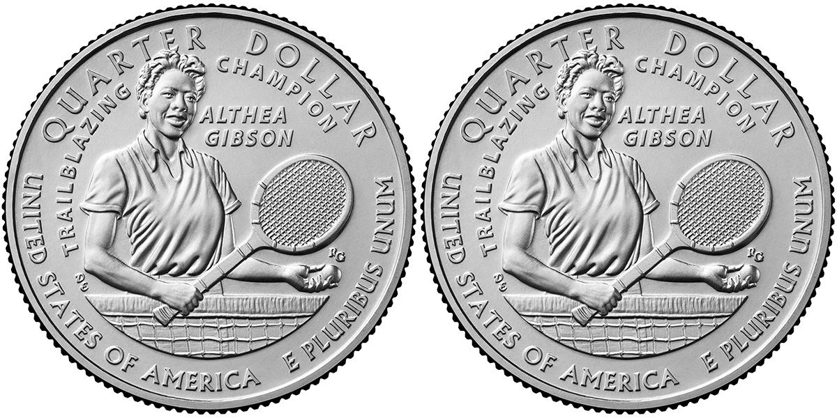 2025 P & D Althea Gibson American Women Quarters GEM BU