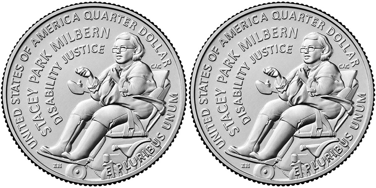 2025 P & D Stacey Park Milbern American Women Quarters GEM BU