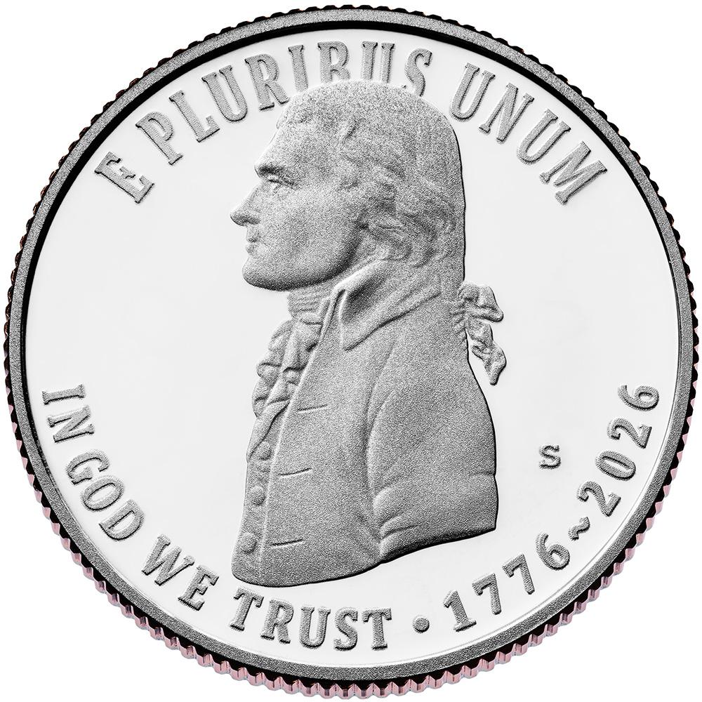 2026-S Declaration of Independence Semiquincentennial Quarter GEM SILVER PROOF