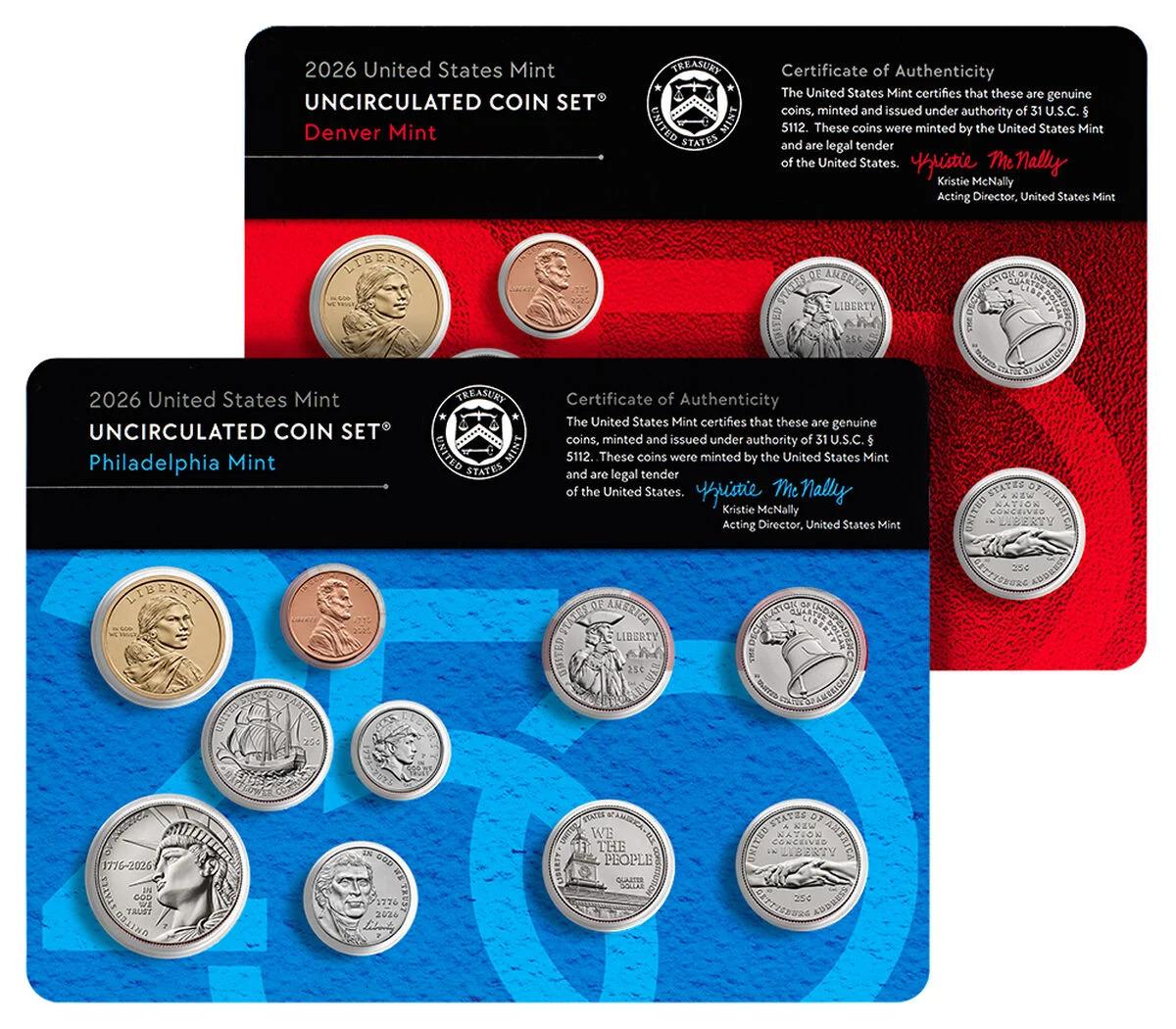 2026 Mint Set Semiquincentennial 20 Coin U.S. Mint Uncirculated Set