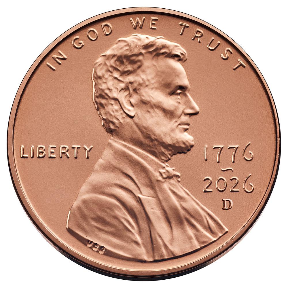 2026-D Lincoln Shield Cent Uncirculated Only in Mint Sets 1776-2026 Penny