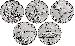 2026 Semiquincentennial Quarters Complete Set Philadelphia (P) Mint Uncirculated (5 Coins)