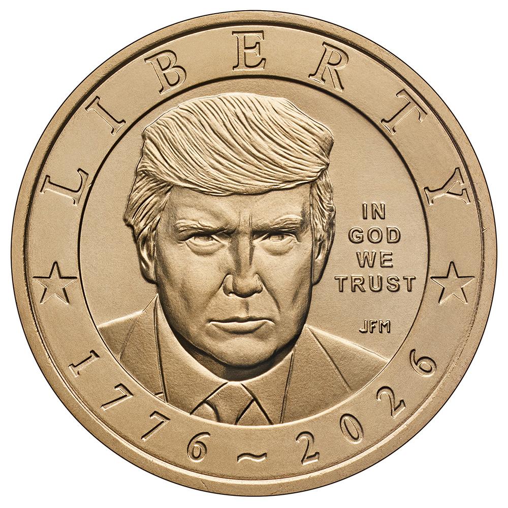 2026-P Donald J Trump Semiquincentennial Dollar GEM BU