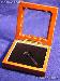 Glass Top Wooden Coin Box - Airtite "A" Capsule Holder