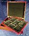 Two Tray Wooden Box for 12 Universal Slab Holders