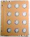Dansco Blank Album Page for 30mm Coins